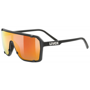 Glasses Uvex esntl epic black matt / mirror red