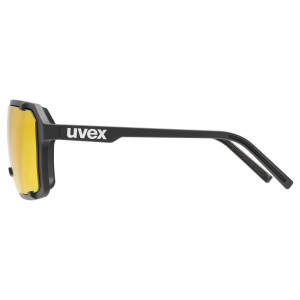 Glasses Uvex esntl epic black matt / mirror red