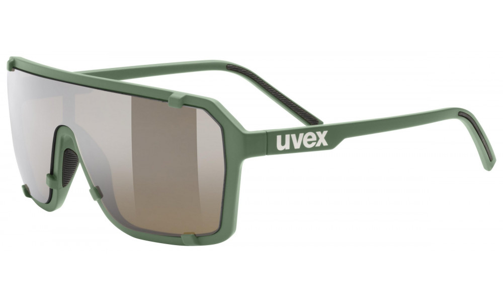 Glasses Uvex esntl epic moss green matt / gold mirror - 1