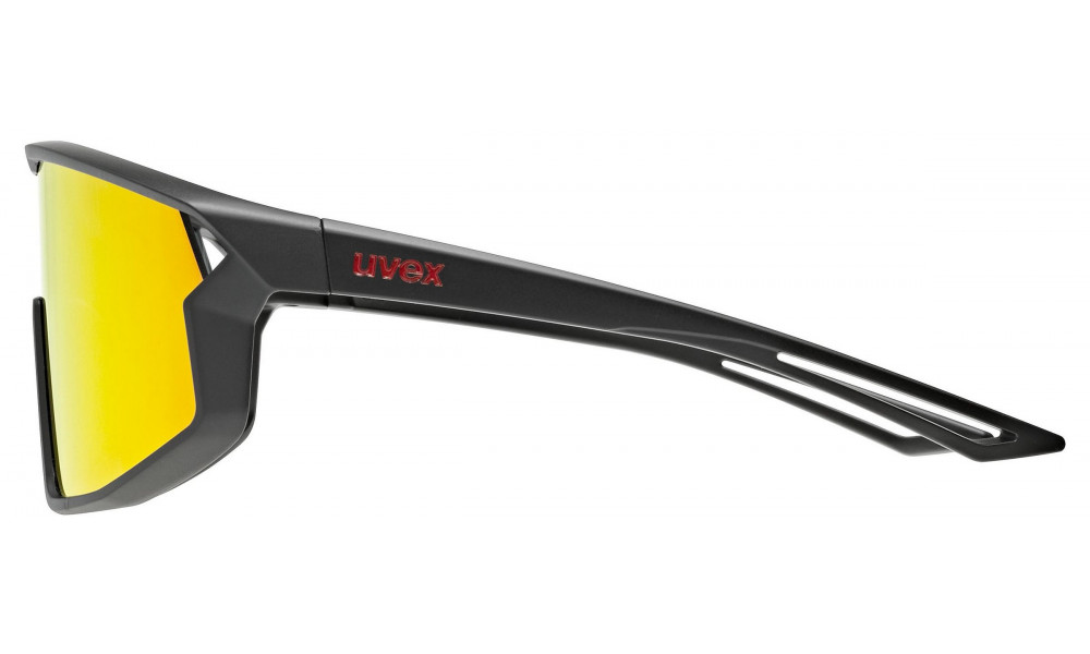 Очки Uvex skyrise jr. black matt / mirror red - 2