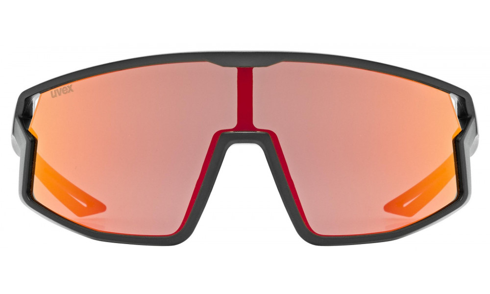 Glasses Uvex skyrise jr. black matt / mirror red - 3