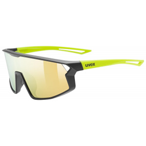Очки Uvex skyrise jr. black-yellow matt / mirror yellow Очки Uvex skyrise jr. black-yellow matt / mirror yellow