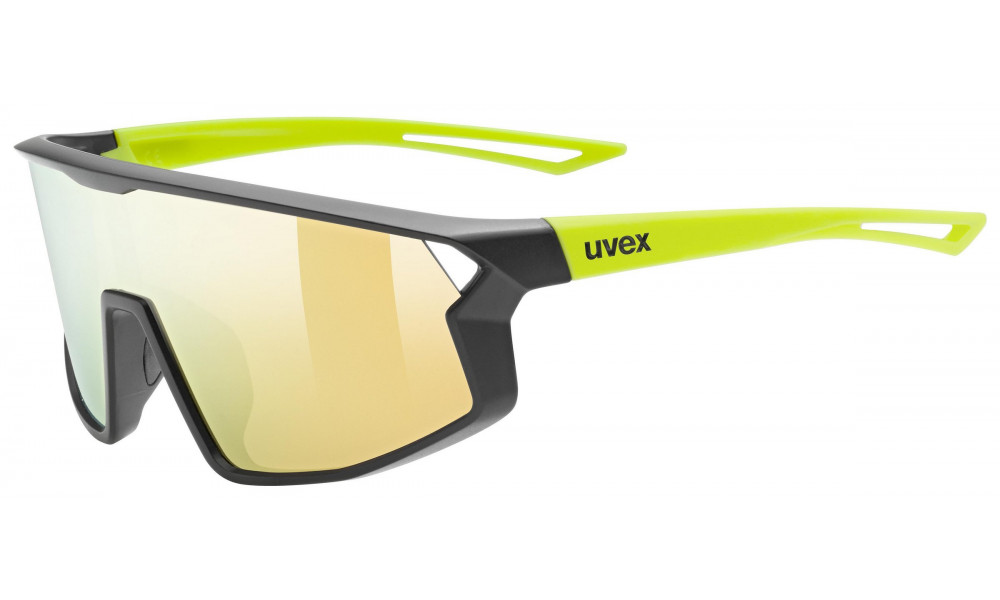 Очки Uvex skyrise jr. black-yellow matt / mirror yellow - 1
