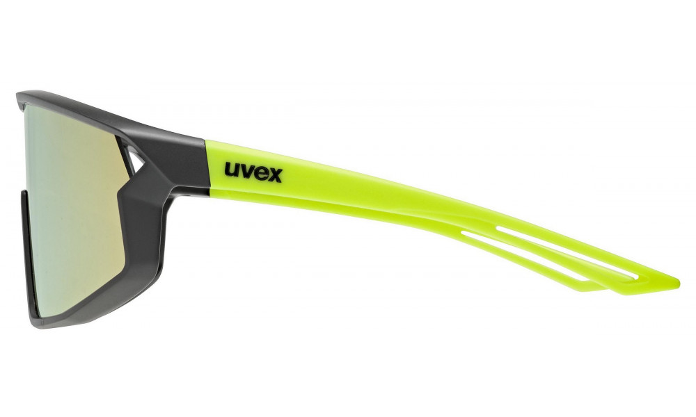 Очки Uvex skyrise jr. black-yellow matt / mirror yellow - 2
