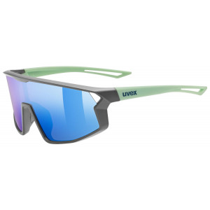 Очки Uvex skyrise jr. grey-green matt / mirror blue Очки Uvex skyrise jr. grey-green matt / mirror blue