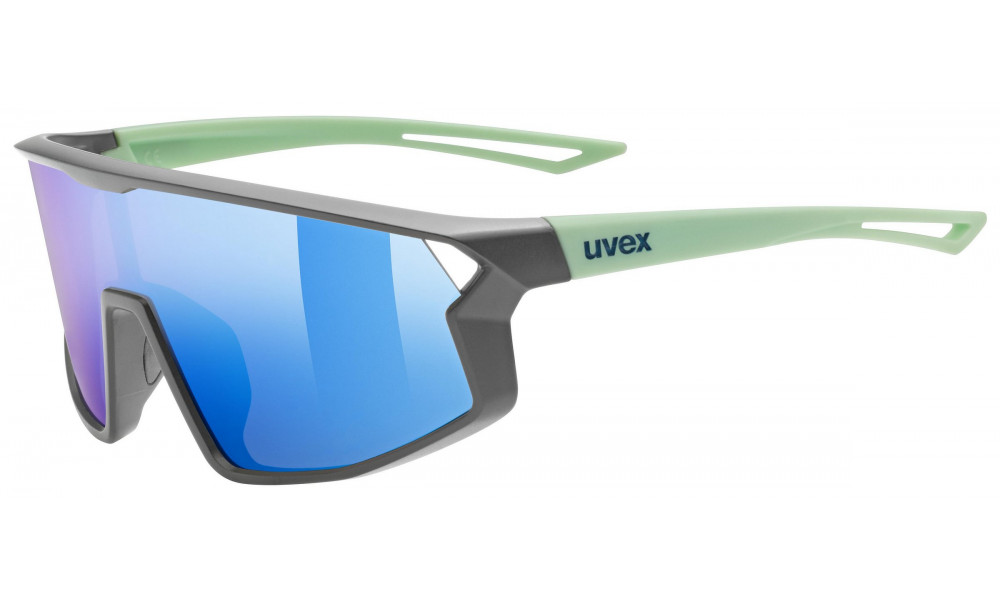 Очки Uvex skyrise jr. grey-green matt / mirror blue - 1