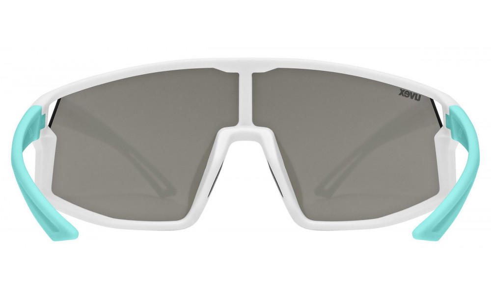 Glasses Uvex skyrise jr. white-green matt / mirror silver - 4