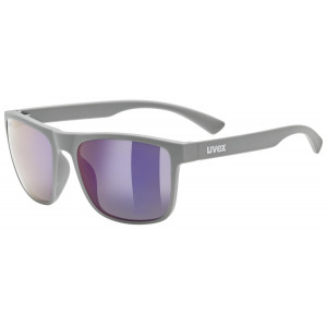 Glasses Uvex rookie grey matt / mirror blue