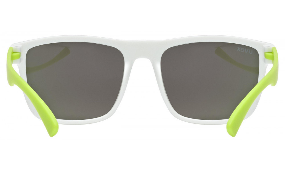 Очки Uvex rookie white-lime mat / mirror green - 4