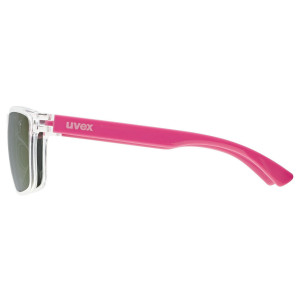 Glasses Uvex rookie clear-pink / mirror pink