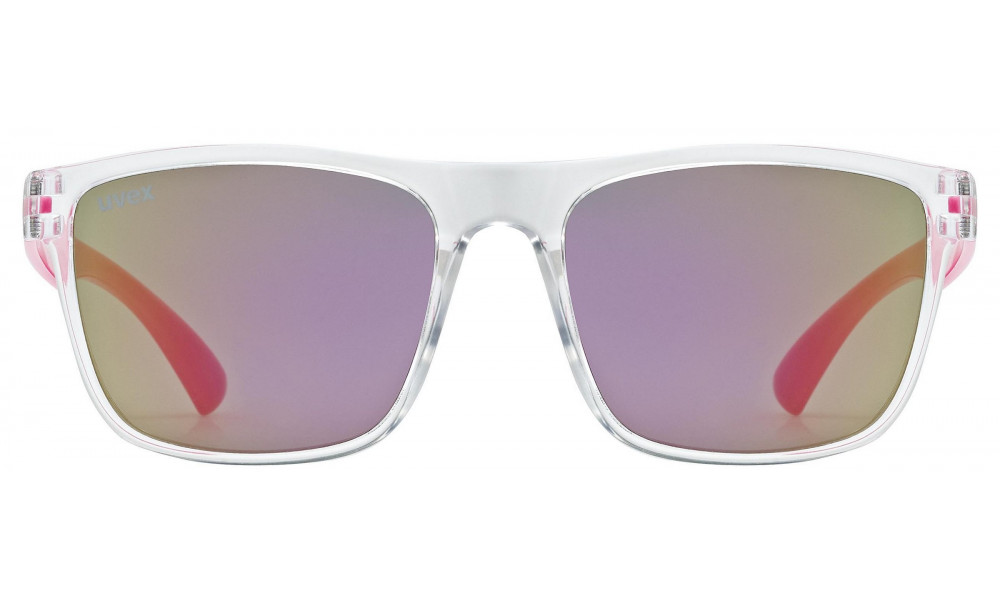 Glasses Uvex rookie clear-pink / mirror pink - 3