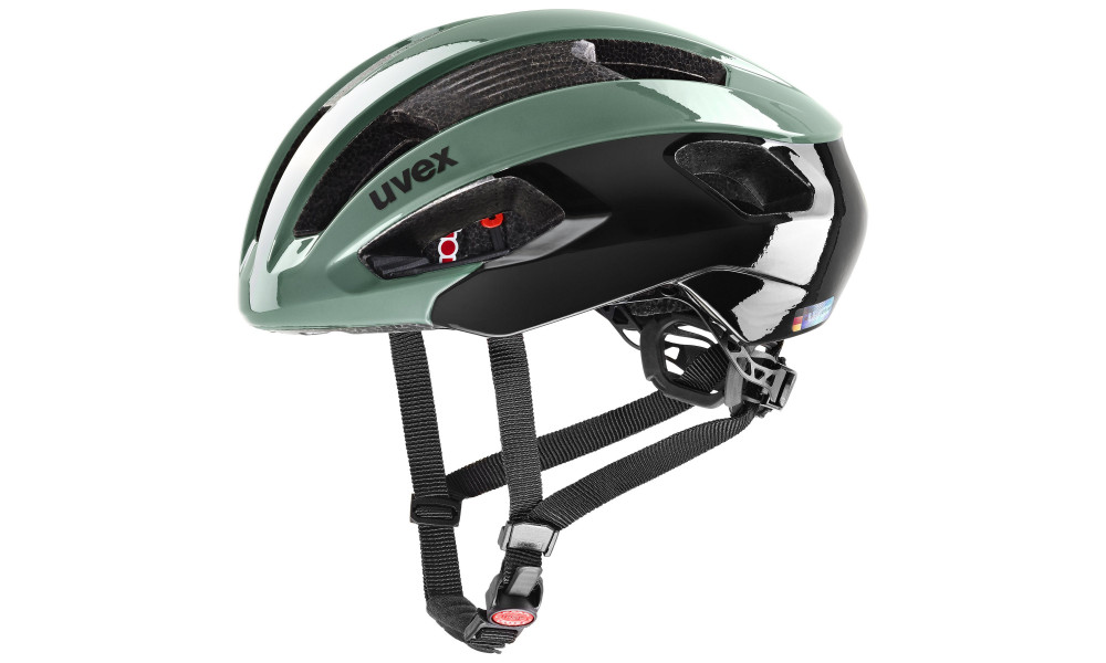Helmet Uvex rise moss green-black - 1