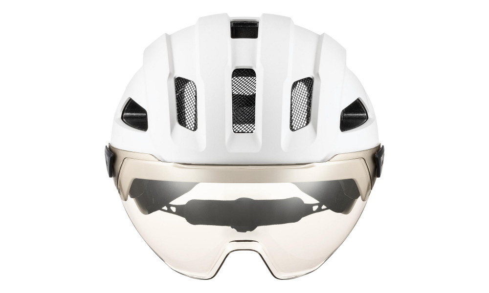 Шлем Uvex stride visor white matt - 2