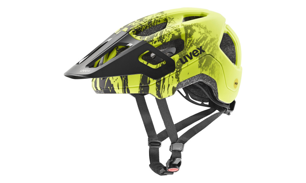 Helmet Uvex react jr. MIPS lime - black - 1