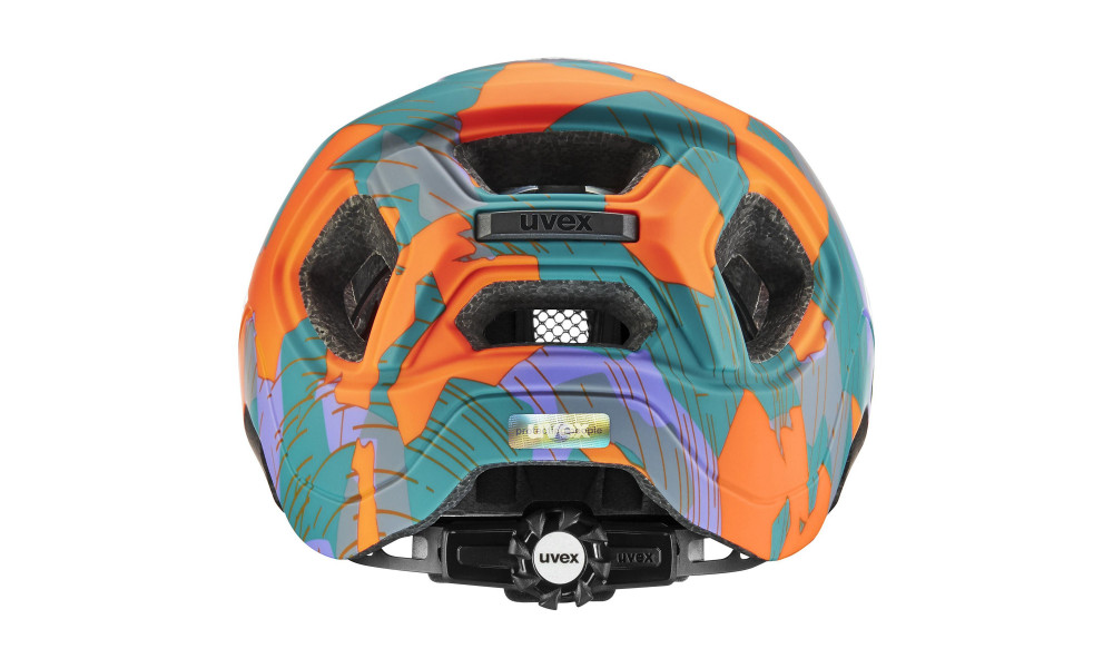 Helmet Uvex react jr. papaya camo matt - 2