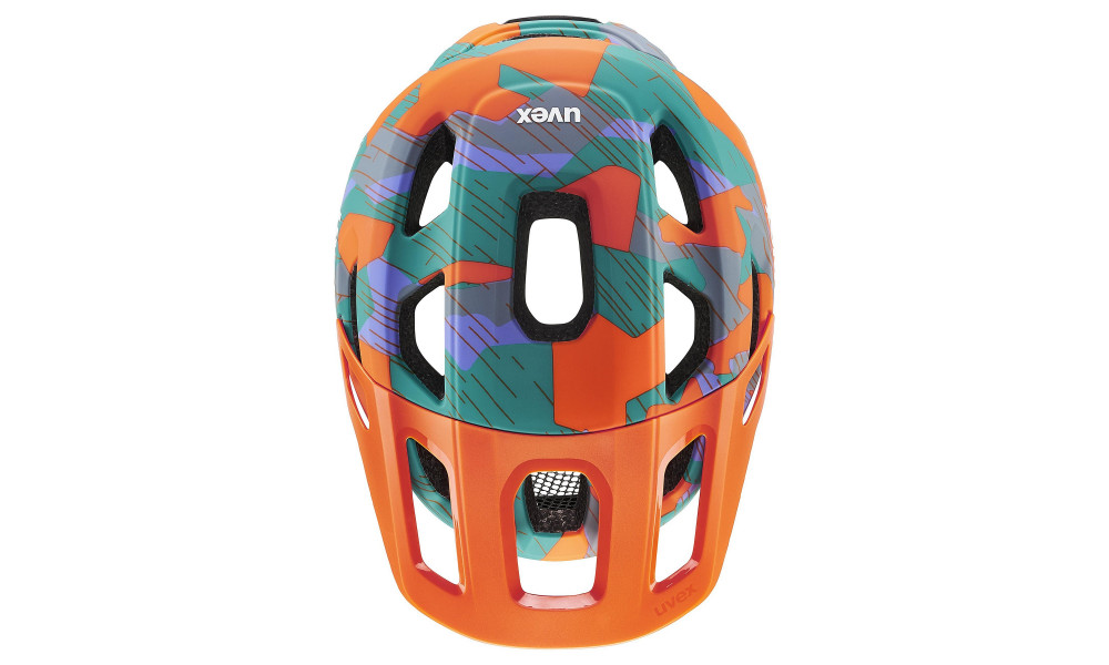 Helmet Uvex react jr. papaya camo matt - 5