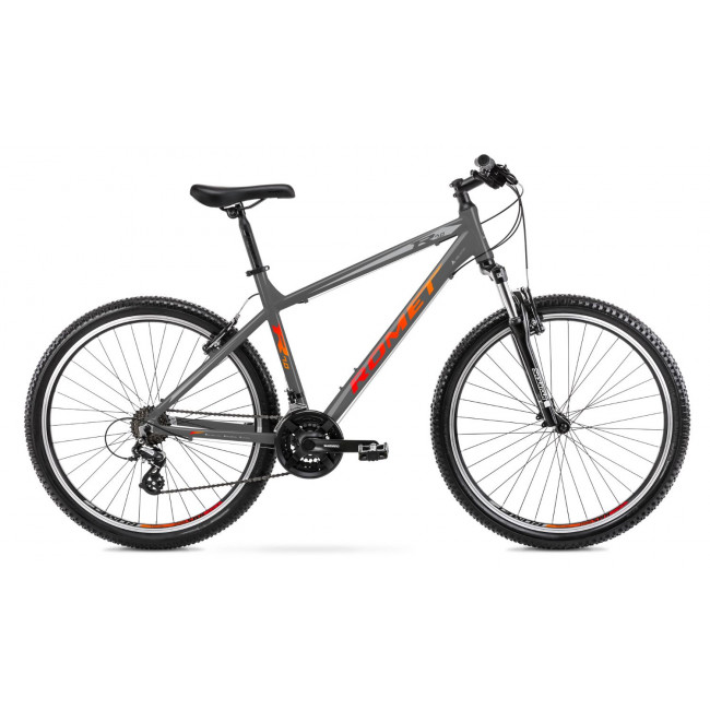 Велосипед Romet Rambler R7.0 27.5" 2022 graphite-silver