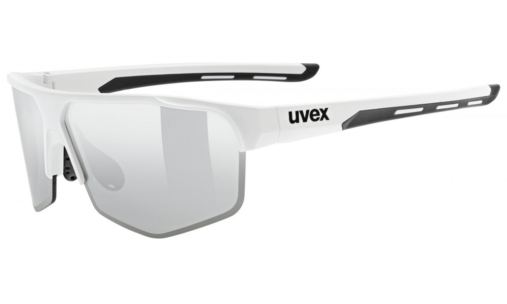 Glasses Uvex axos set white matt / mirror silver - 1