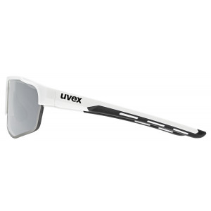 Glasses Uvex axos set white matt / mirror silver