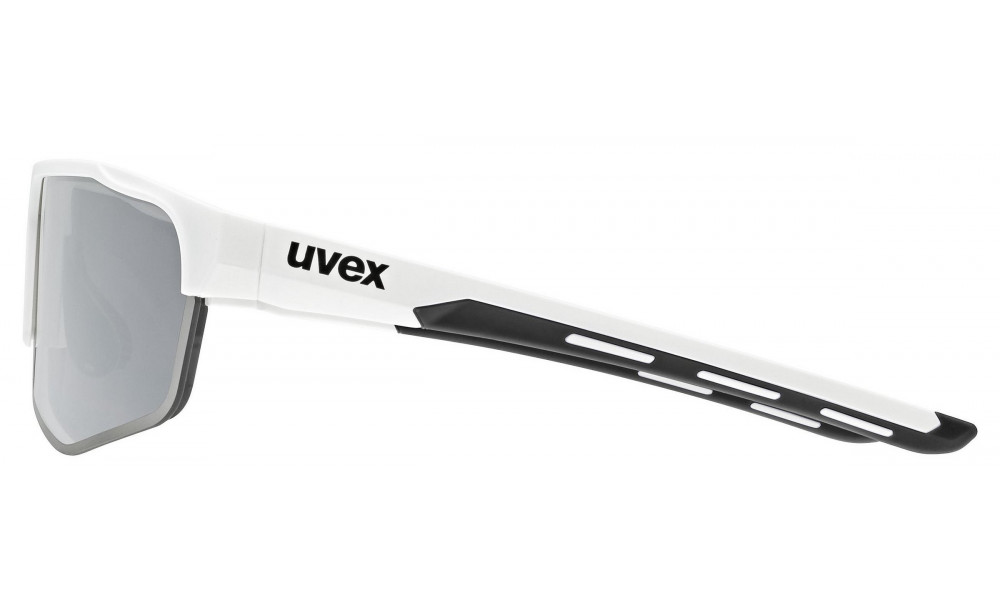 Очки Uvex axos set white matt / mirror silver - 2