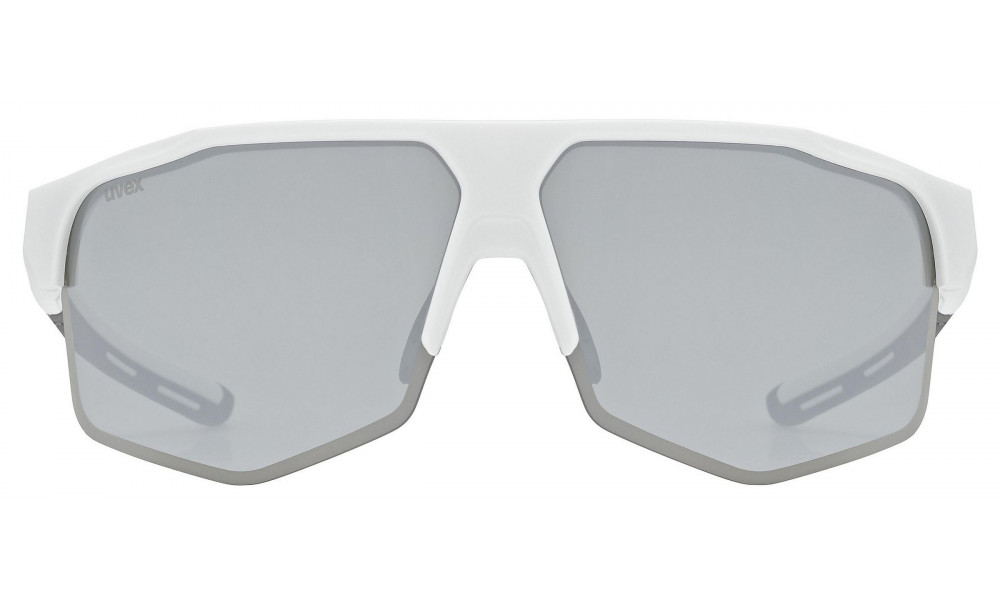 Glasses Uvex axos set white matt / mirror silver - 4