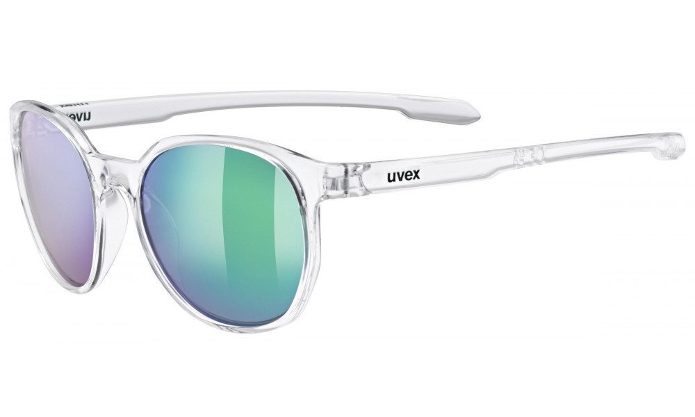 Glasses Uvex LGL 54 clear / mirror green - 1