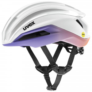 Helmet Uvex surge aero MIPS white-lilac apricot matt