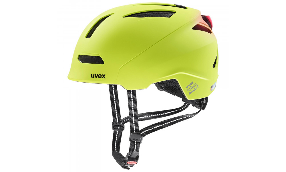 Helmet Uvex urban planet LED lime matt - 8