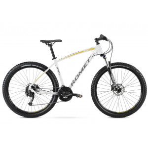 Bicycle Romet Rambler R7.3 27.5" 2022 white-gold Bicycle Romet Rambler R7.3 27.5" 2022 white-gold
