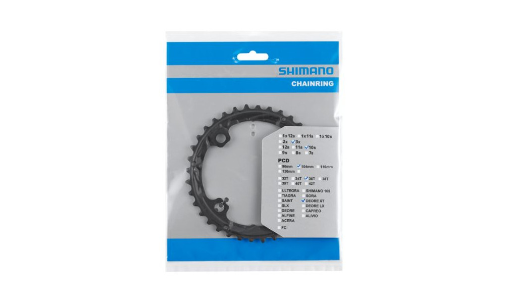 Передняя звезда Shimano FC-M781-36T - 2