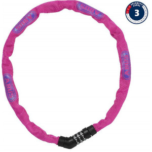 Lock Abus Steel-O-Chain 4804C/75 pink