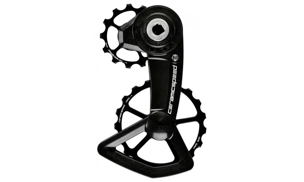 Ролики заднего переключателя CeramicSpeed Oversized X for SRAM Red/Force/Rival AXS XPLR Alloy 607 stai 