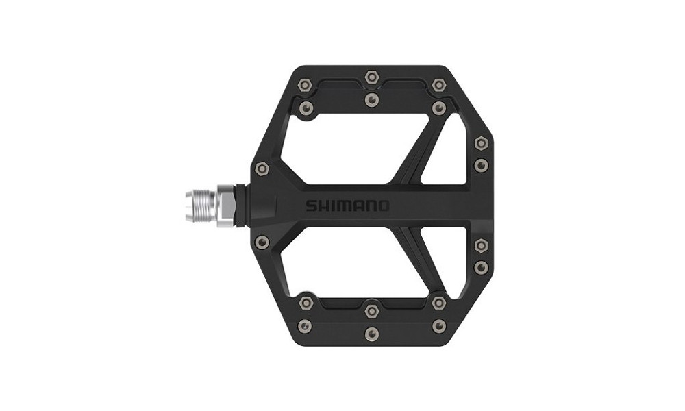 Pedals Shimano BMX/DH PD-GR400 Flat black - 2