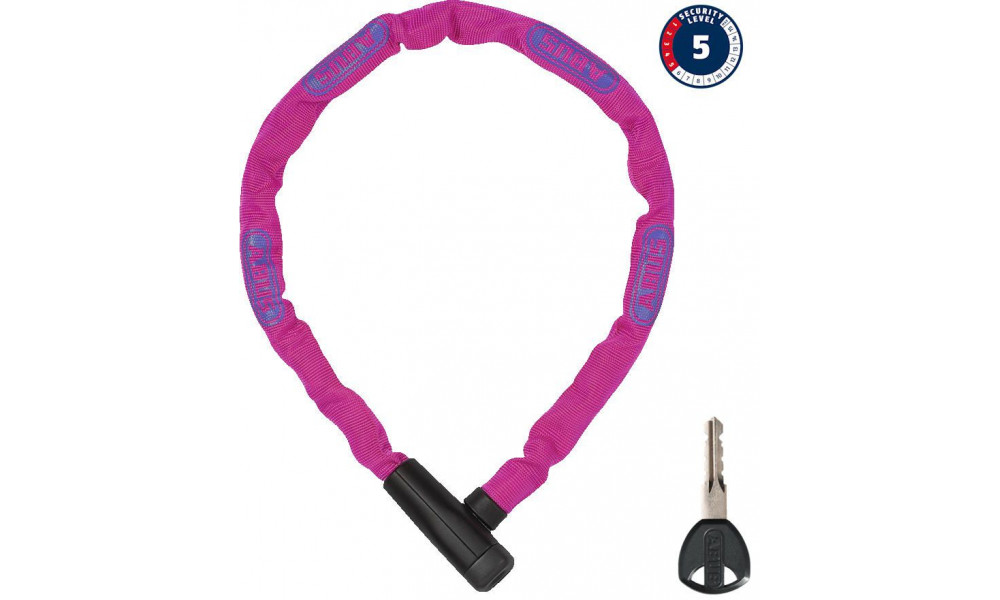 Замок Abus Steel-O-Chain 5805K/75 pink 