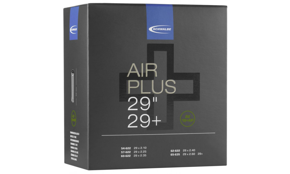 Камера 29+ Schwalbe AV19+AP Air Plus (54/65-622) 