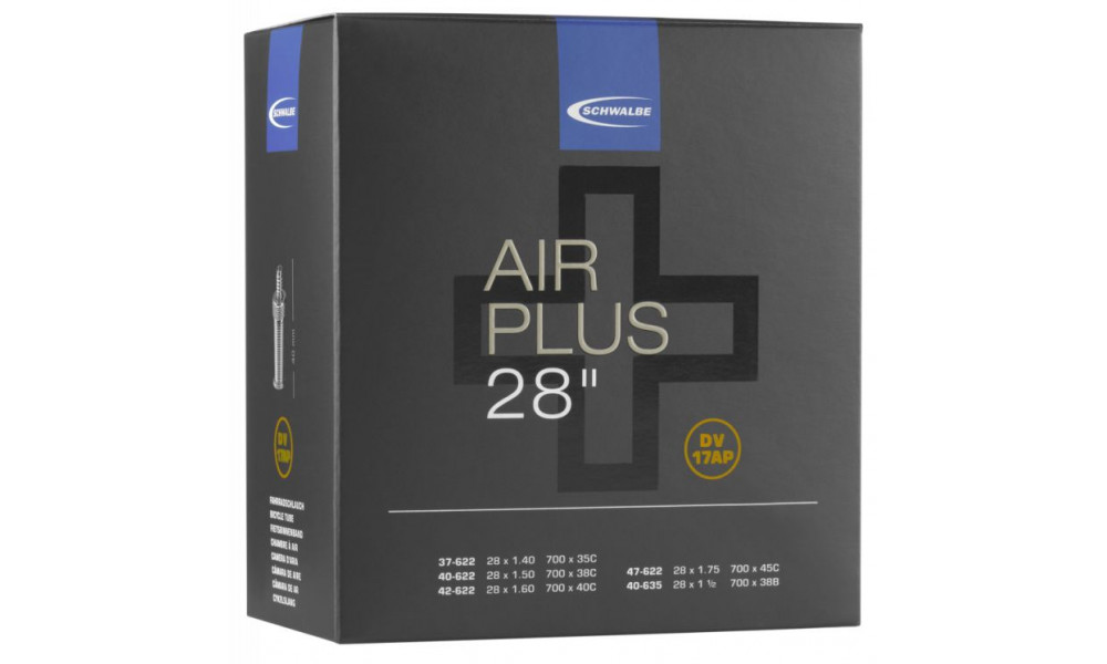 Камера 27/28" Schwalbe DV17AP Air Plus (37/47-622) 