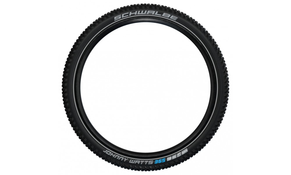 Шина 27.5" Schwalbe Johnny Watts 365 HS 618, Perf Wired 60-584 / 27.5x2.35 DD Addix 4Season Black-Reflex - 3
