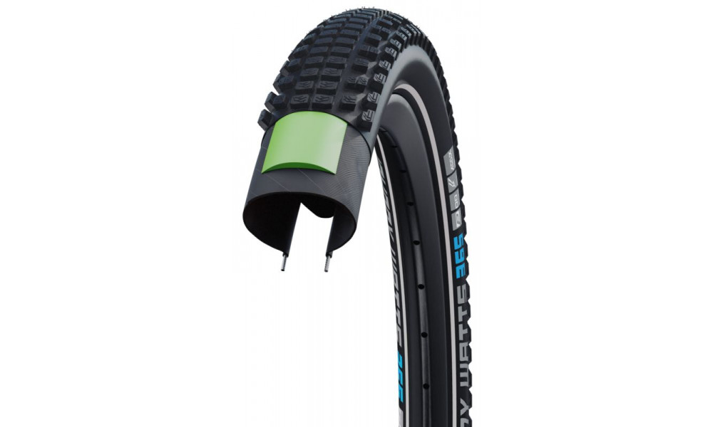 Шина 29" Schwalbe Johnny Watts 365 HS 618 Perf Wired 60-622 / 29x2.35 DD Addix 4Season Black-Reflex - 4