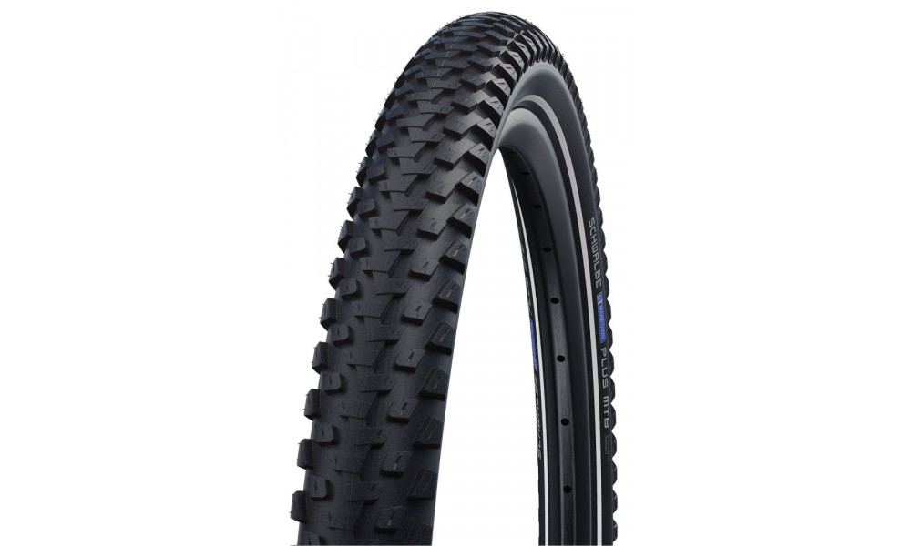 Шина 27.5" Schwalbe Marathon Plus MTB HS 468 Perf Wired 60-584 / 27.5x2.35 Addix Black-Reflex - 1