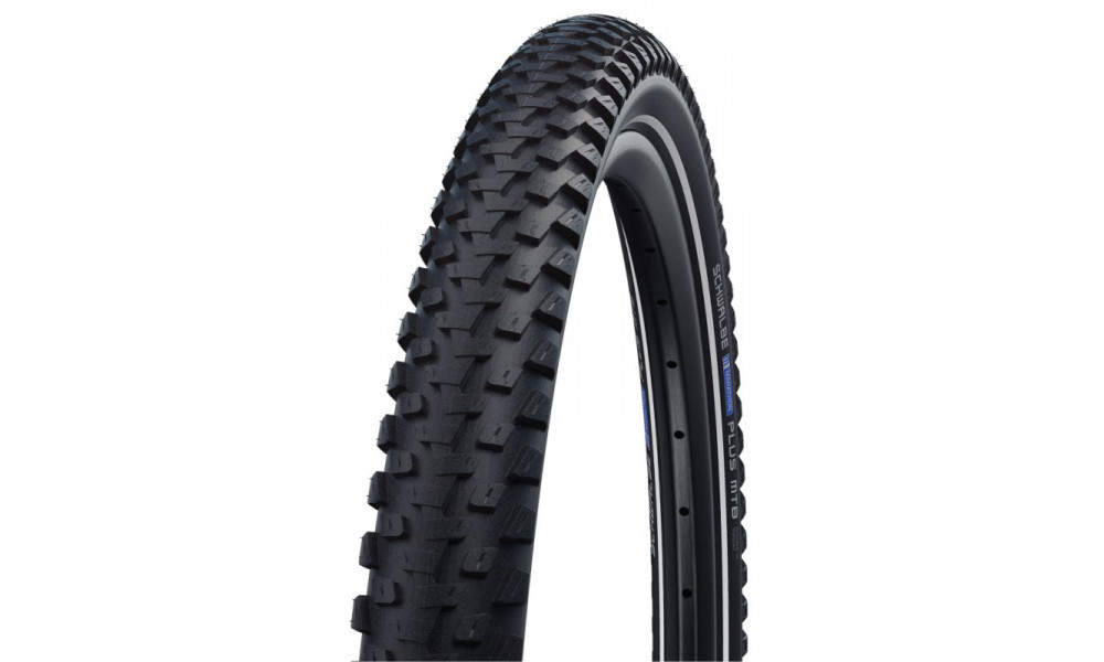 Шина 29" Schwalbe Marathon Plus MTB HS 468 Perf Wired 60-622 / 29x2.35 Addix Black-Reflex - 1