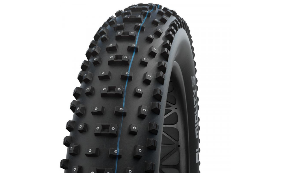 Tire 26" Schwalbe Al Mighty HS 613 Evo Fold TLE 120-559 / 26x4.80 Super Ground Addix SpeedGrip Studded - 1