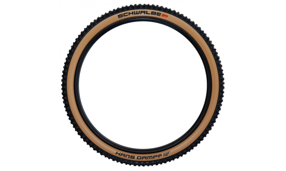 Шина 27.5" Schwalbe Hans Dampf HS 491 Evo Fold TLE 65-584 / 27.5x2.60 Super Trail Addix Soft Bronze-Skin - 2