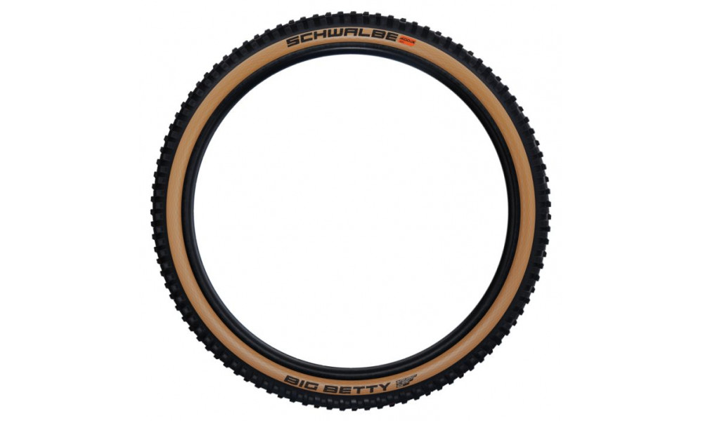 Tire 27.5" Schwalbe Big Betty HS 608 Evo Fold TLE 62-584 / 27.5x2.40 Super Gravity Addix Soft Bronze-Skin - 2