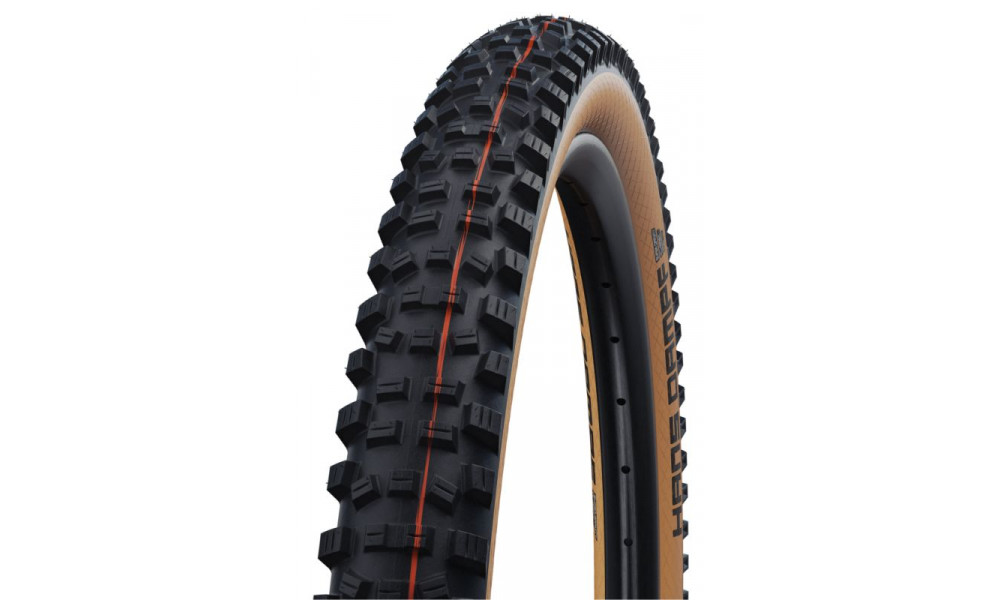Tire 27.5" Schwalbe Hans Dampf HS 491 Evo Fold TLE 60-584 / 27.5x2.35 Super Trail Addix Soft Bronze-Skin - 1