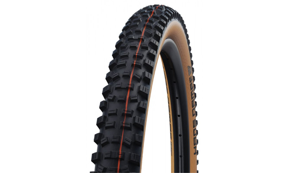 Шина 29" Schwalbe Hans Dampf HS 491 Evo Fold TLE 60-622 / 29x2.35 Super Trail Addix Soft Bronze-Skin - 1