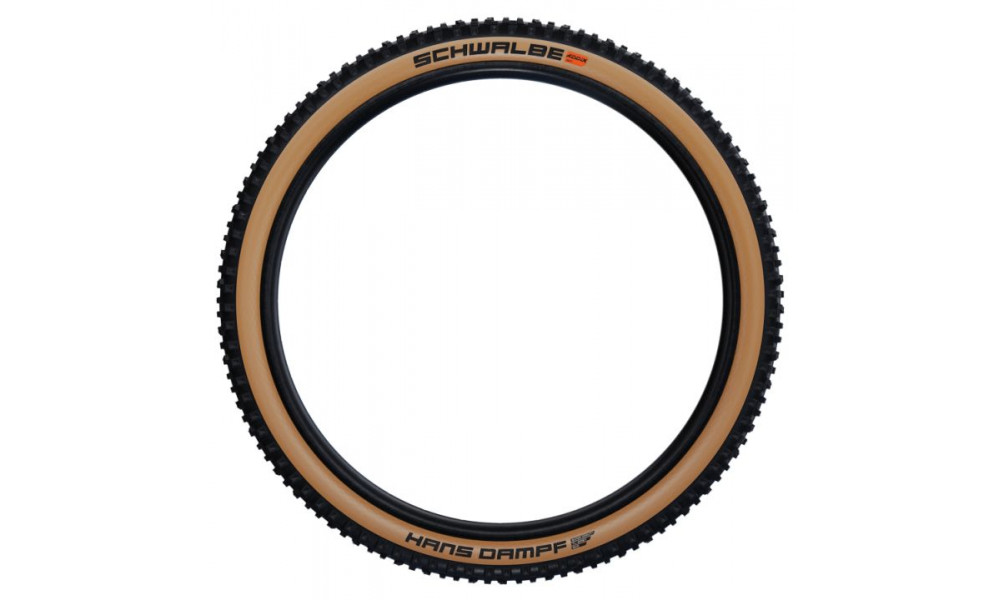Tire 29" Schwalbe Hans Dampf HS 491 Evo Fold TLE 60-622 / 29x2.35 Super Trail Addix Soft Bronze-Skin - 2