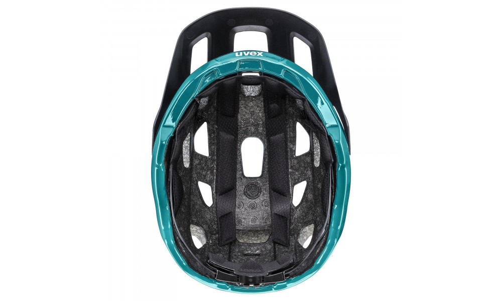 Helmet Uvex react black-teal matt - 5