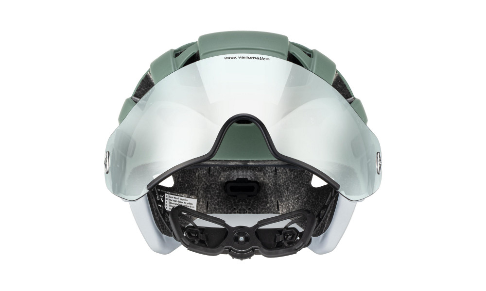 Шлем Uvex finale visor V moss green-cloud matt - 5
