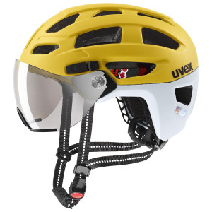 Шлем Uvex finale visor sunbee-cloud matt