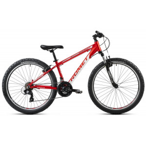 Bicycle Romet Rambler R6.1 2025 red-white-grey Bicycle Romet Rambler R6.1 2025 red-white-grey